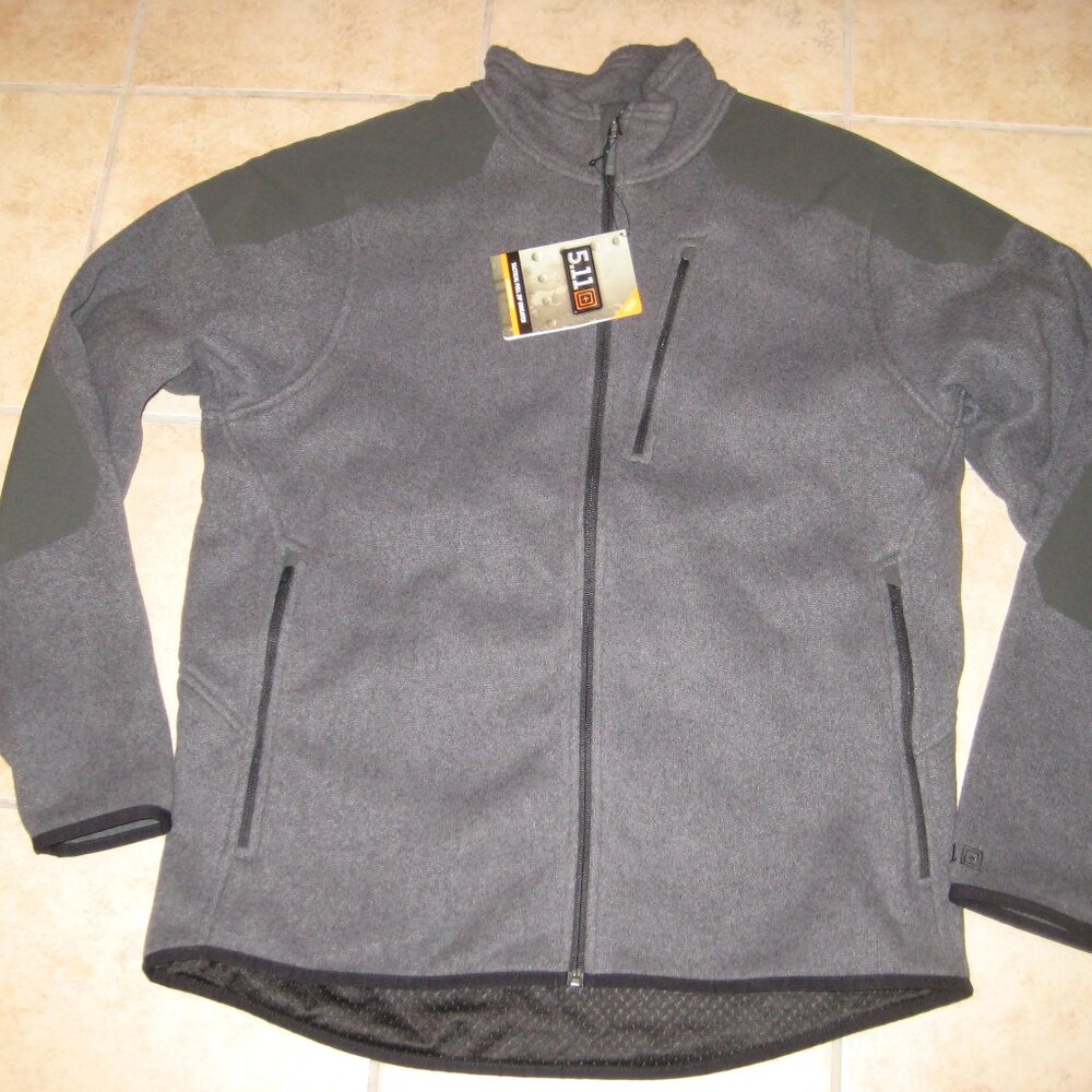 5.11 Tactical Tactical Full Zip Sweater Gunmetal Large